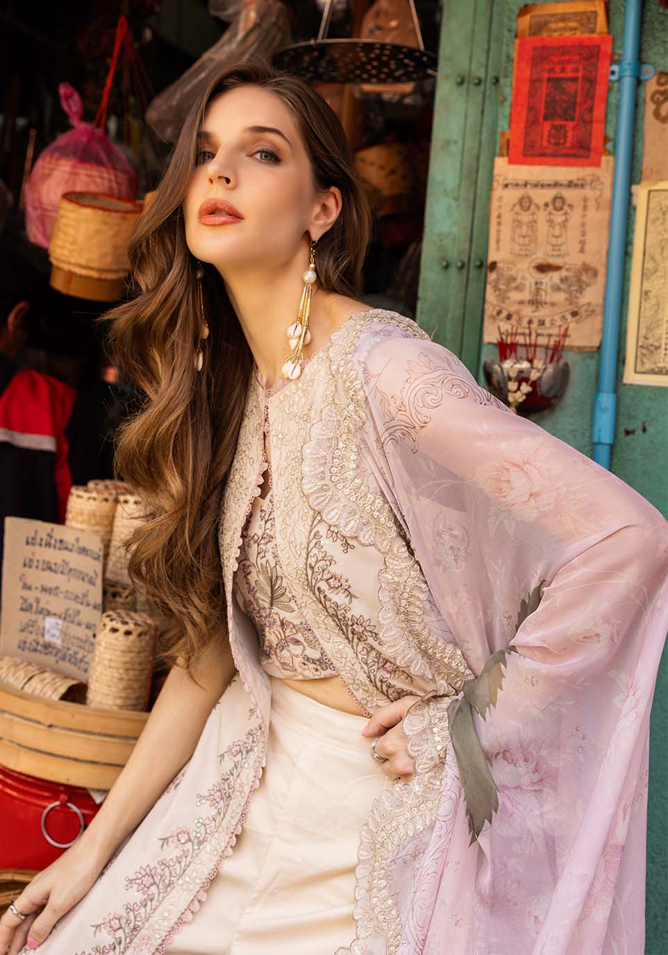 ZQLU 002 Ambrose I Luxury Lawn 2025 I Zarqash - Portia Fabrics