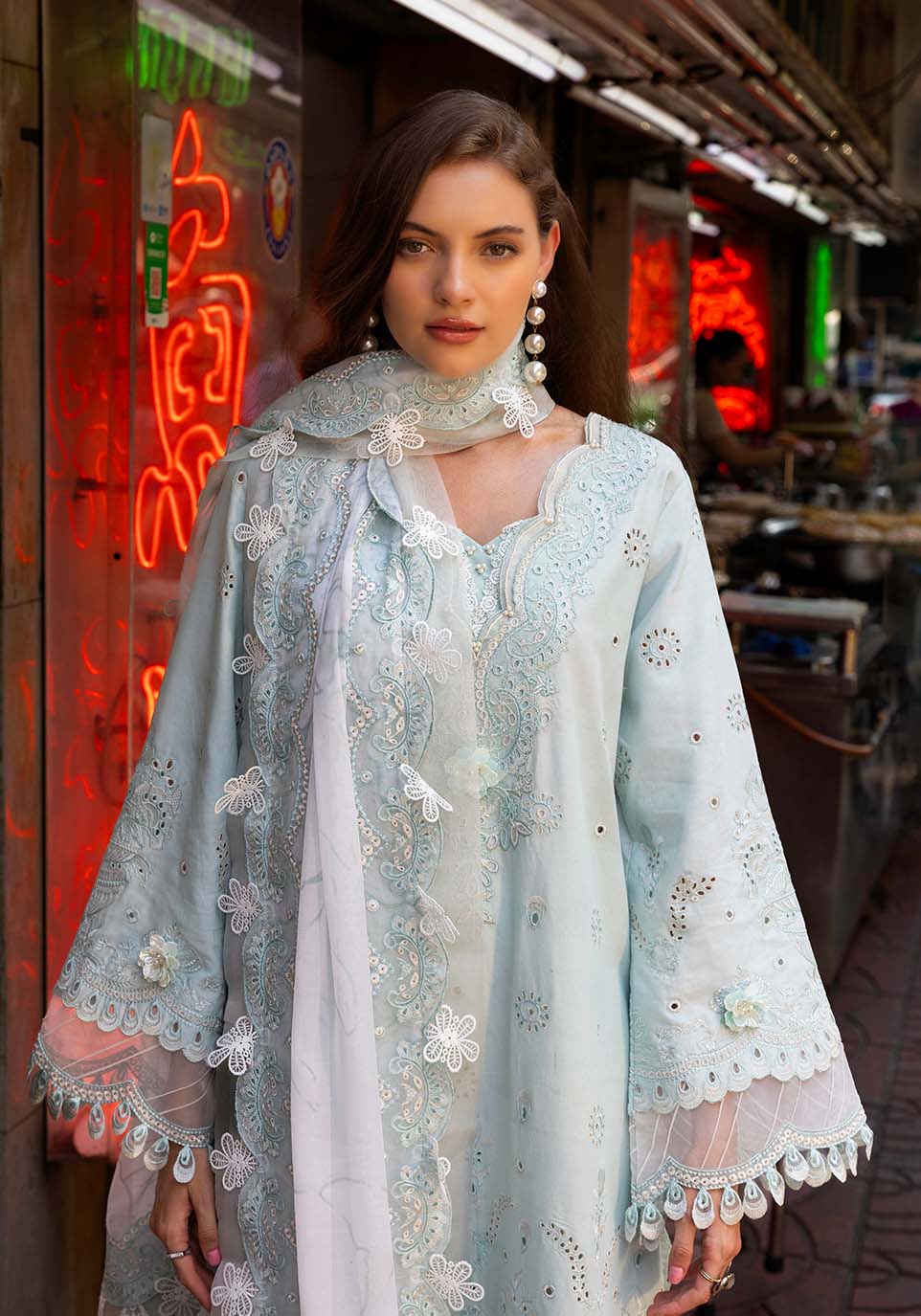 ZQLU 004 CECILY I Luxury Lawn 2025 I Zarqash - Portia Fabrics