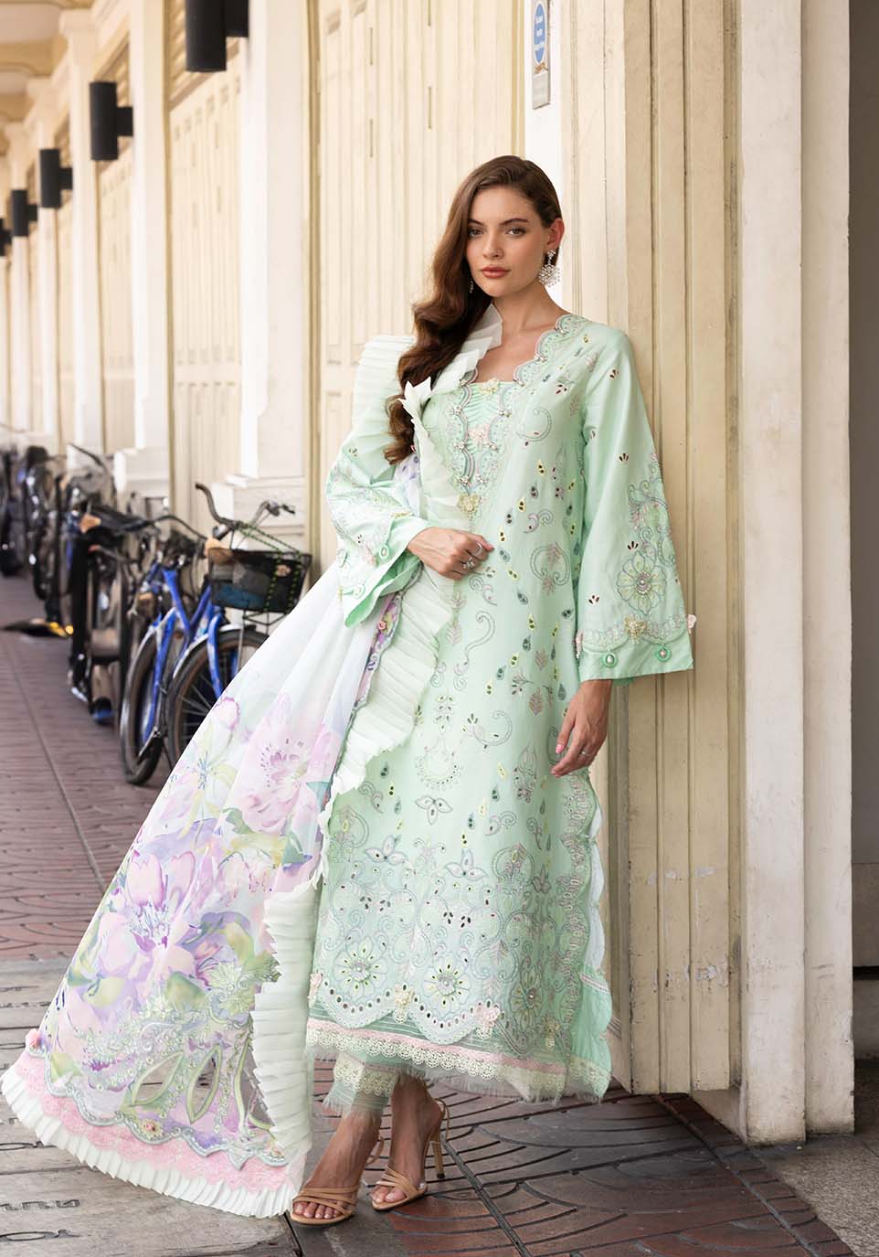 ZQLU 005 ELLIS I Luxury Lawn 2025 I Zarqash - Portia Fabrics