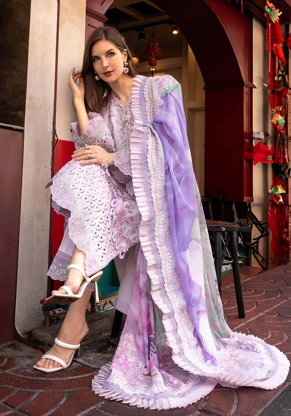 ZQLU 006 Daisy ~ Belle I Luxury Lawn 2025 I Zarqash Secondary image