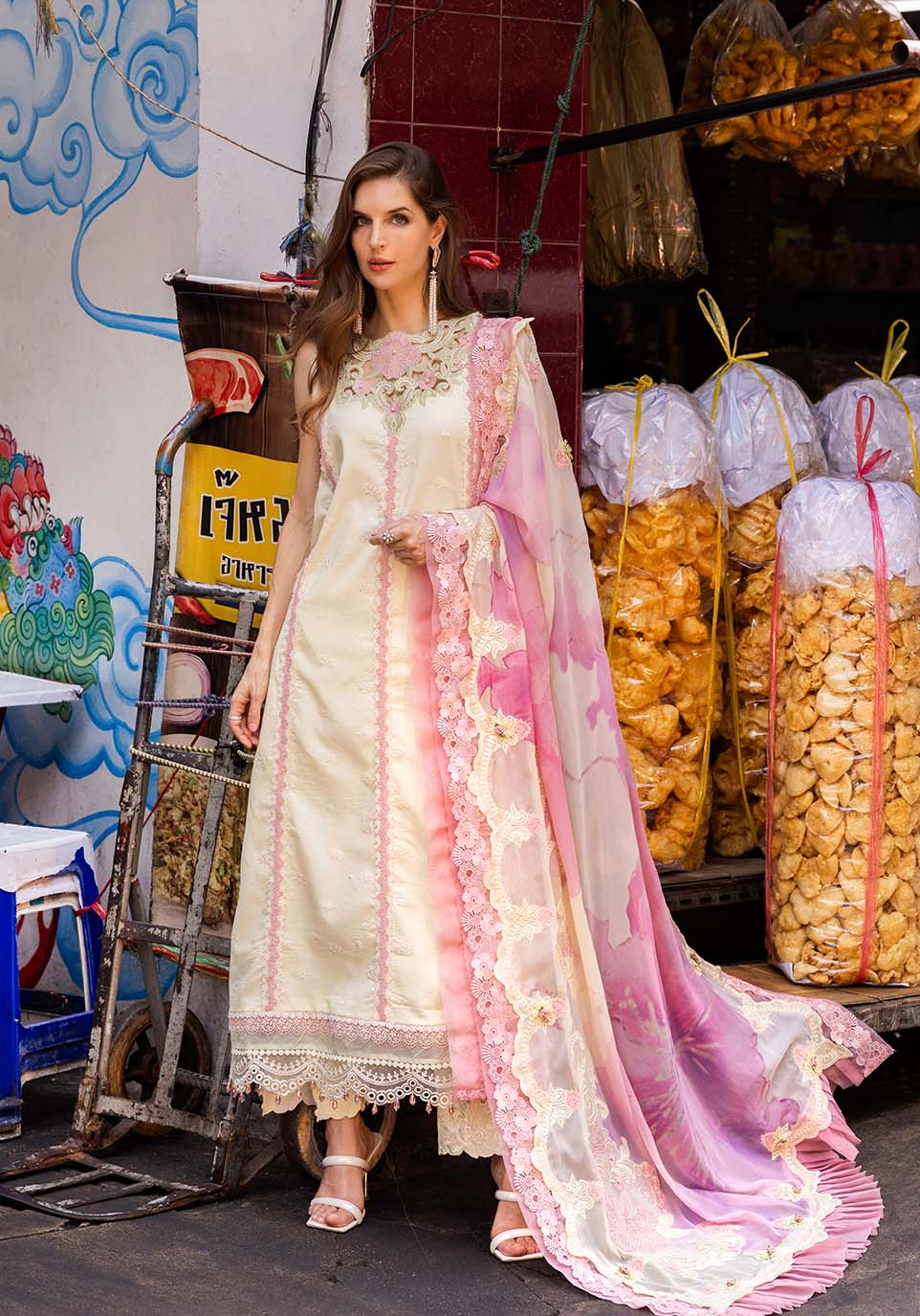 ZQLU 009 LAYLA I Luxury Lawn 2025 I Zarqash - Portia Fabrics