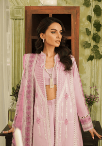 ZQT 001 FAYE | Tresor Luxury Lawn'24 | Zarqash - Portia Fabrics