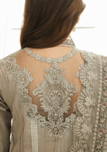 ZQT 002 ROSEMARY | Tresor Luxury Lawn'24 | Zarqash - Portia Fabrics