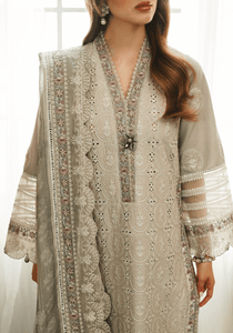 ZQT 002 ROSEMARY | Tresor Luxury Lawn'24 | Zarqash - Portia Fabrics