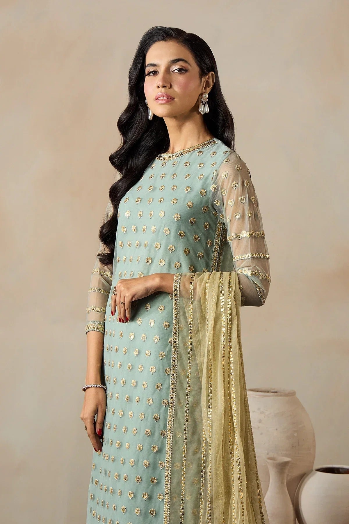 ZRF-DK-02 AZHARA | Dharkash | Zarif - Portia Fabrics