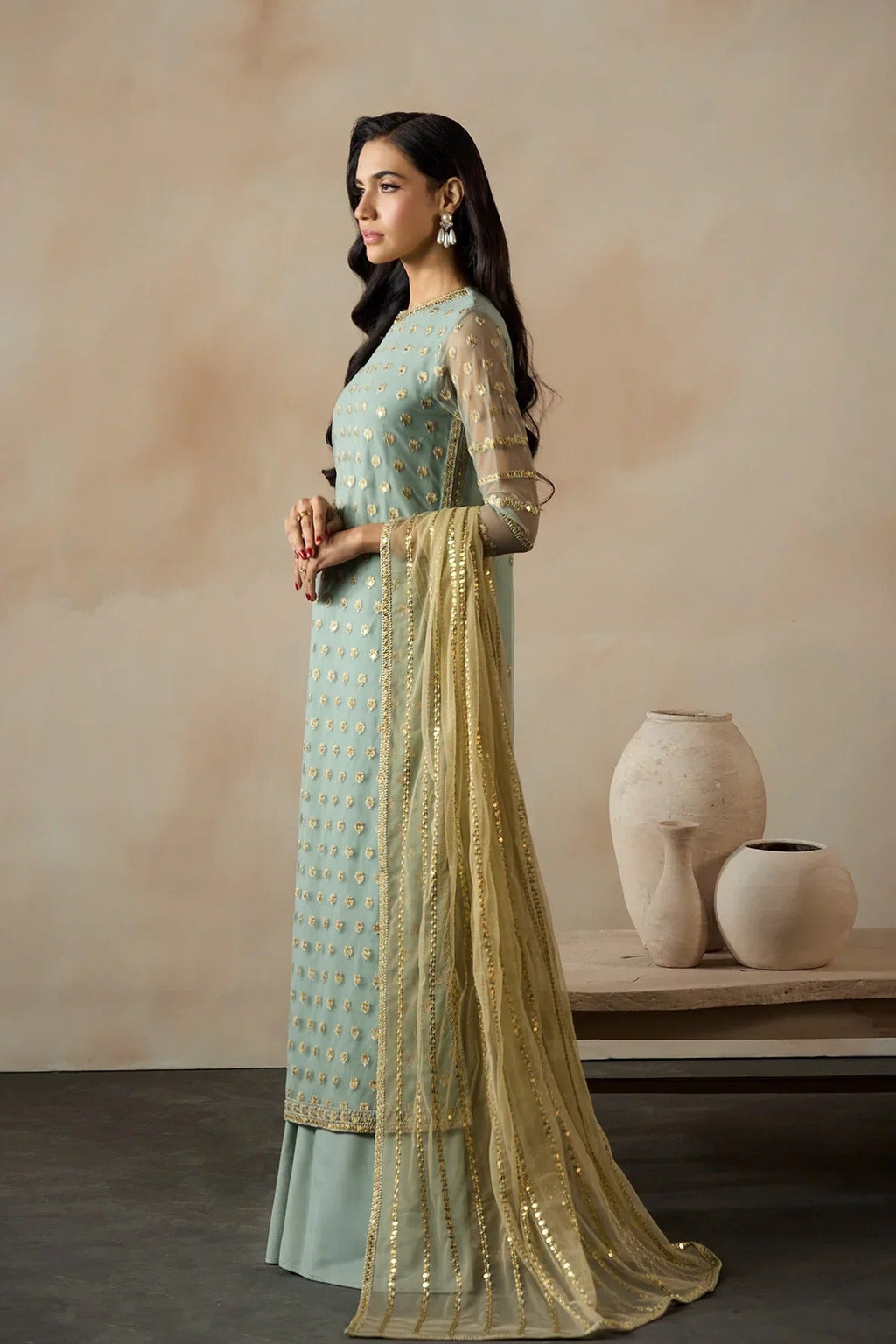 ZRF-DK-02 AZHARA | Dharkash | Zarif - Portia Fabrics