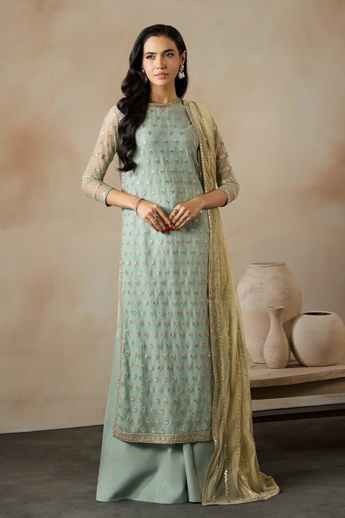 ZRF-DK-02 AZHARA | Dharkash | Zarif - Portia Fabrics