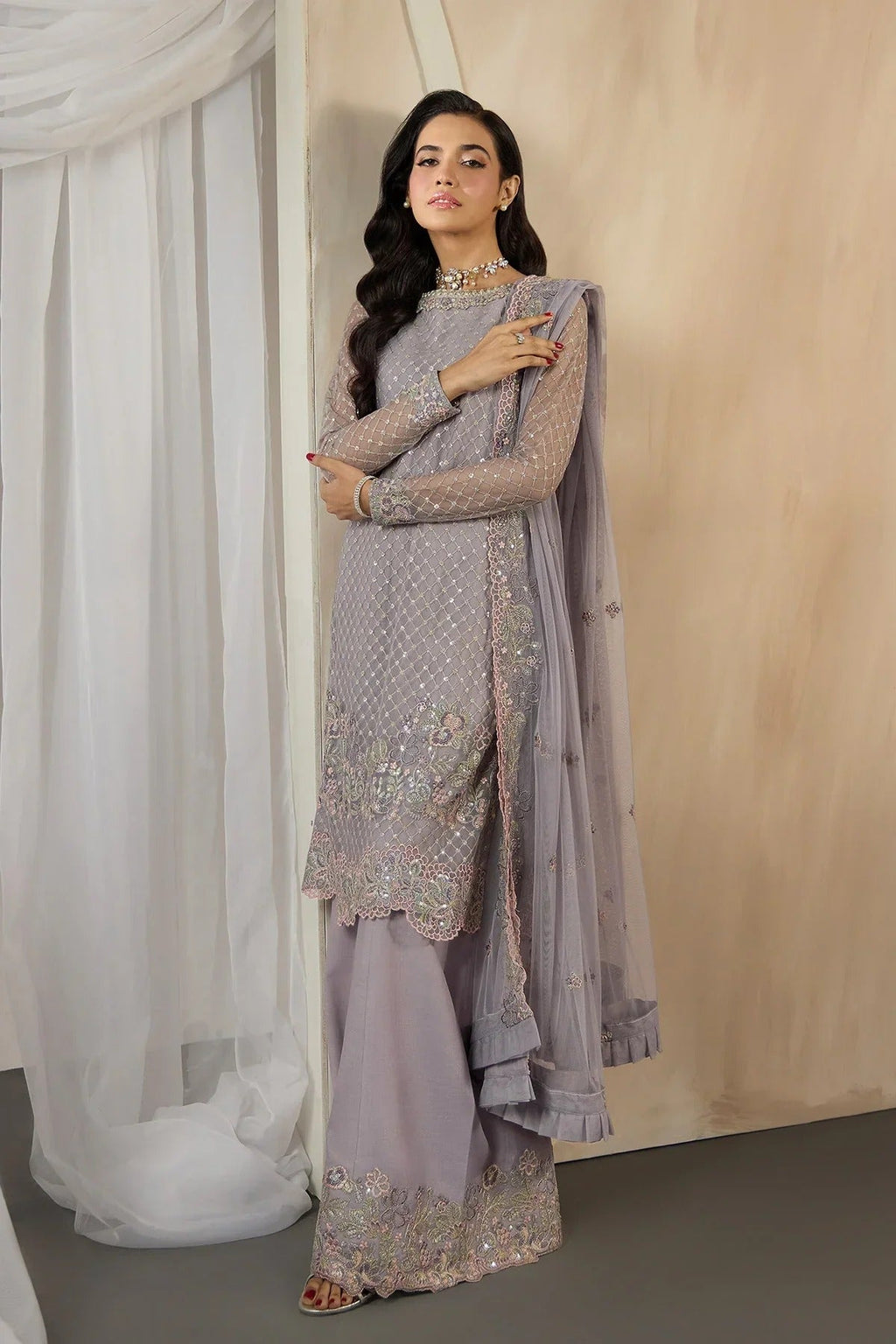 ZRF-DK-04 REEYA | Dharkash | Zarif - Portia Fabrics