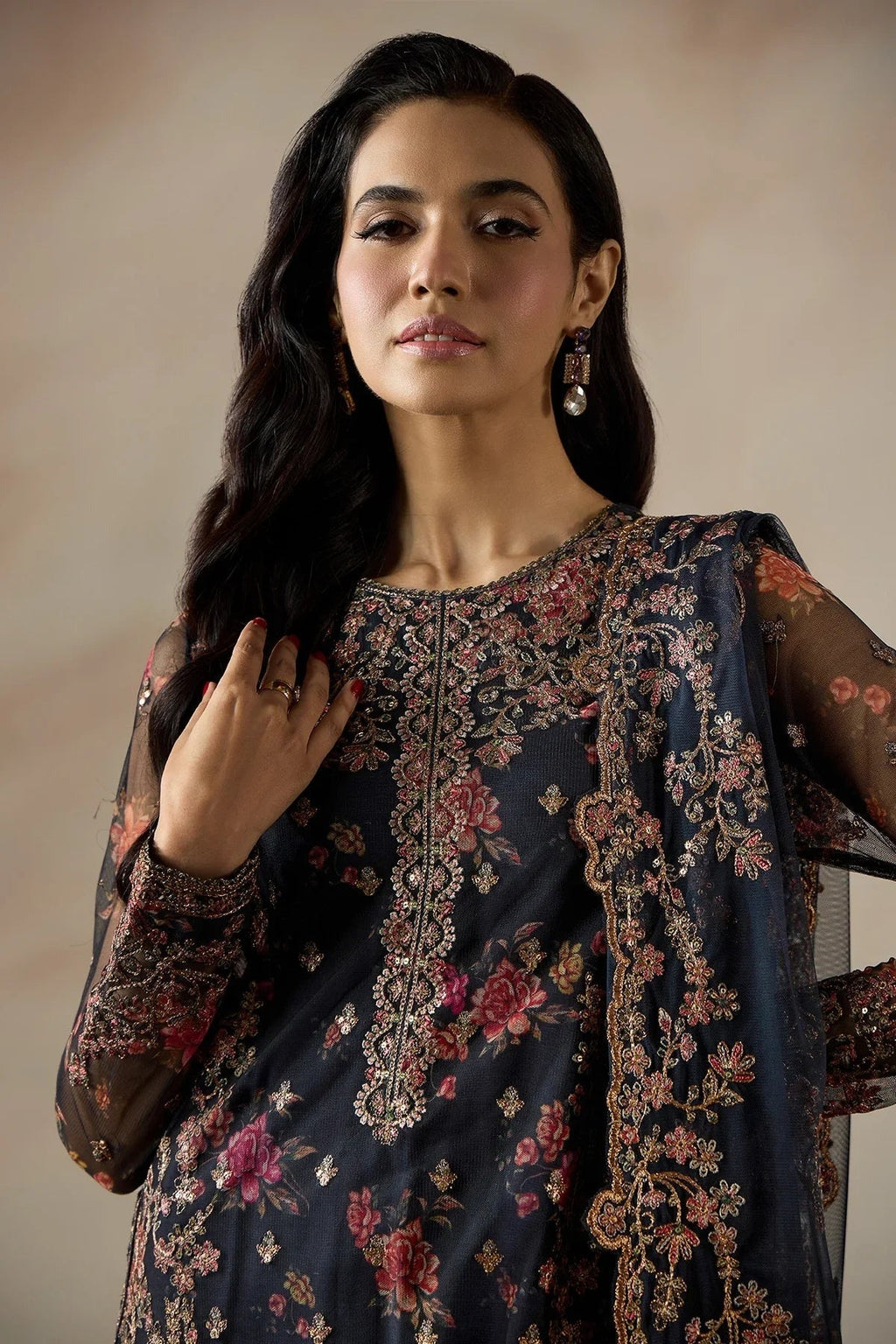 ZRF-PE-01 MEHRAB | Afsana | Zarif - Portia Fabrics