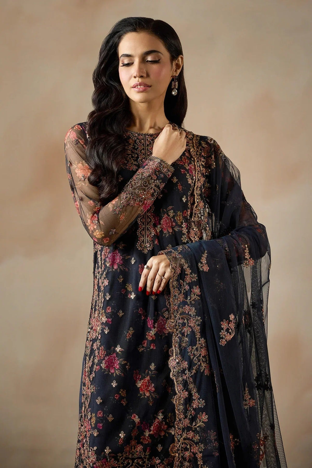 ZRF-PE-01 MEHRAB | Afsana | Zarif - Portia Fabrics