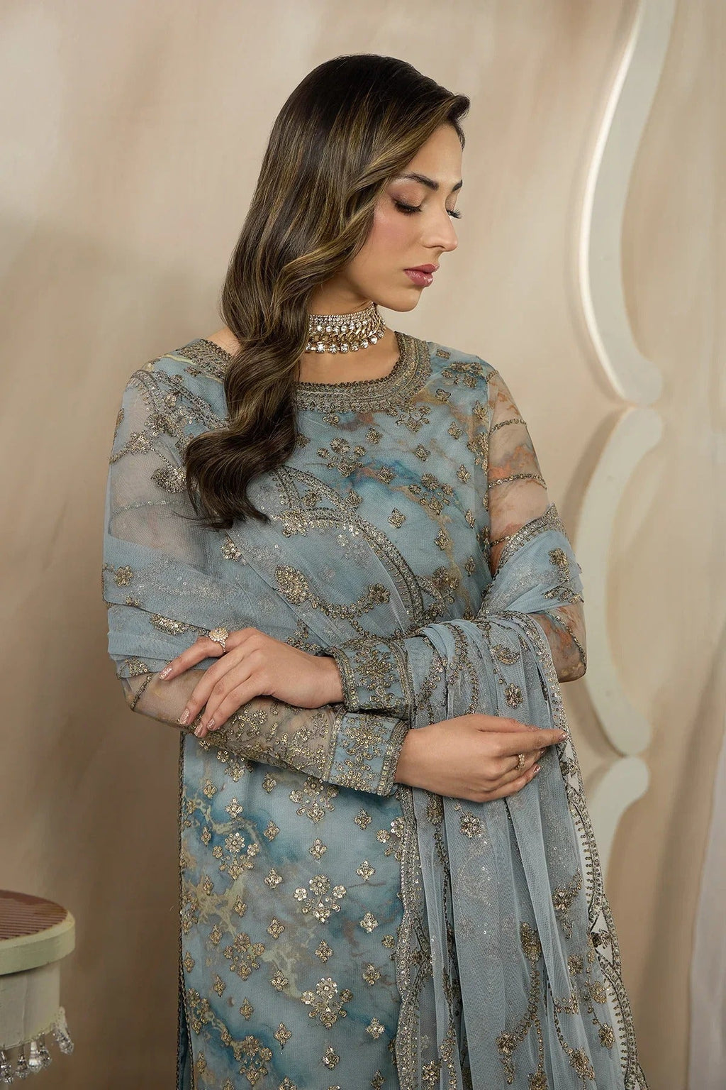 ZRF-PE-03 DAYAAR | Afsana | Zarif - Portia Fabrics