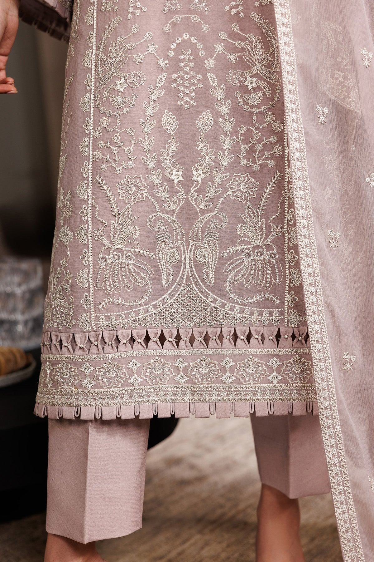 ZYR-SUNEHRI-08 | Zayrah | Zarif - Portia Fabrics
