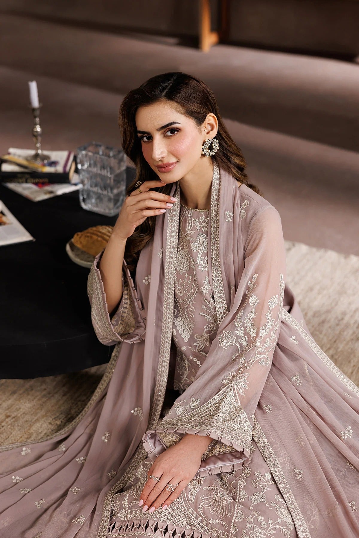ZYR-SUNEHRI-08 | Zayrah | Zarif - Portia Fabrics