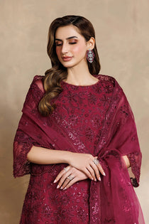 ZYR-SURKH-01 | Zayrah | Zarif - Portia Fabrics